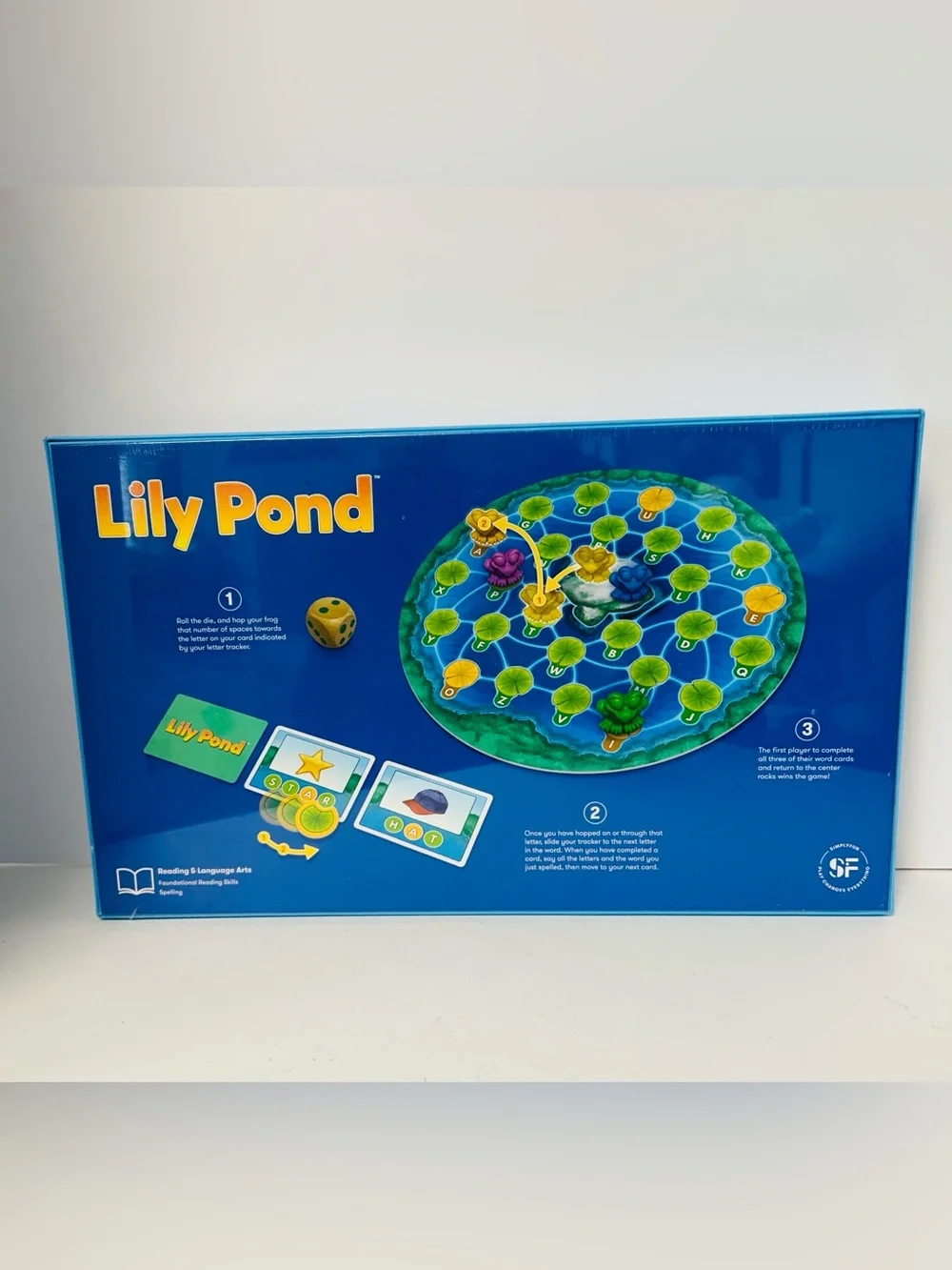 SimplyFun NWT Lily Pond Factory Sealed Educational Literacy Board Game Ages 4+